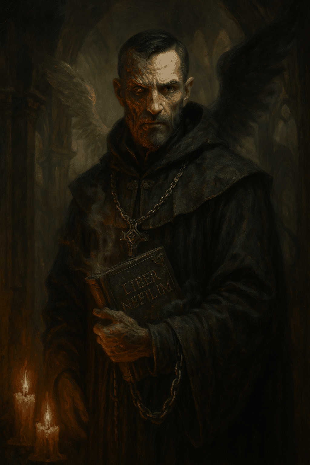 Kristov Abhorn - The fallen Priest consumed by pride and forbidden knowledge