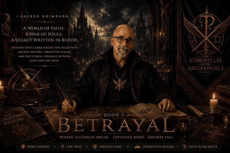 Betrayal — official key art, The Chronicles of the Archangels Book 1