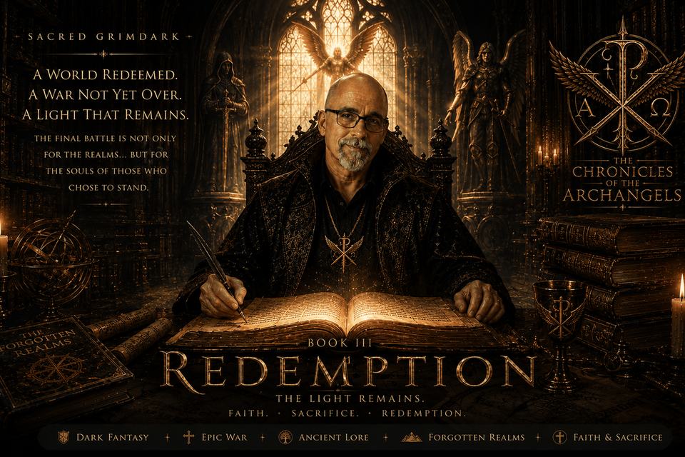Redemption — official key art, The Chronicles of the Archangels Book 3